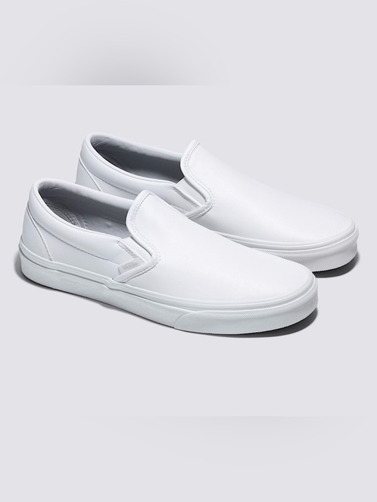 Vans Shoes - NWT Vans Leather Slip Ons